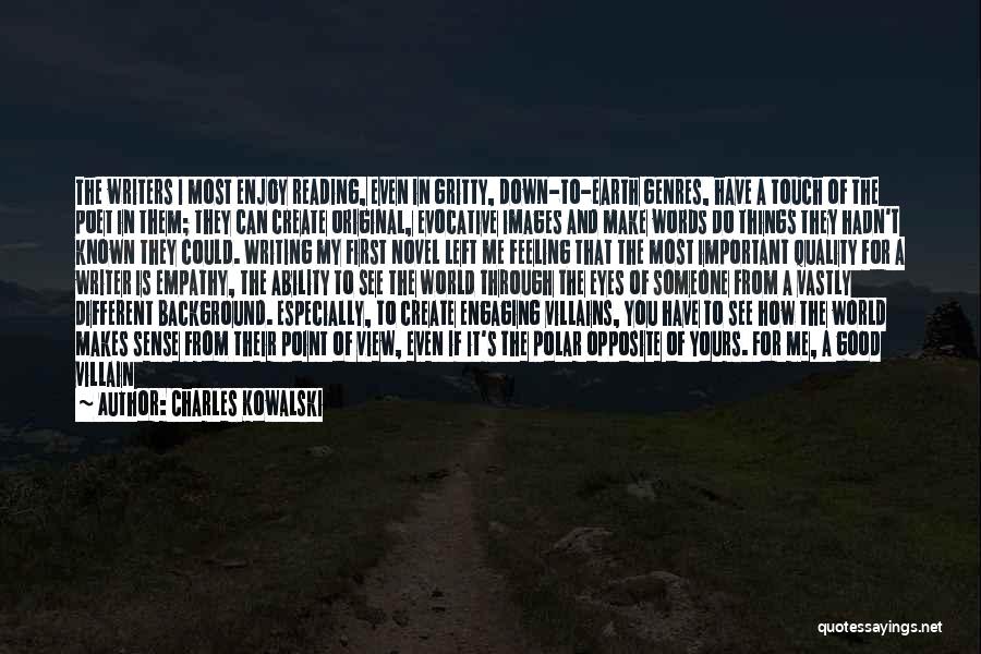 Good Point Of View Quotes By Charles Kowalski