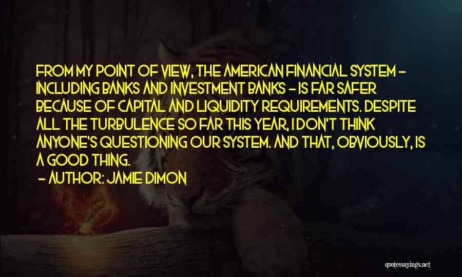 Good Point Of View Quotes By Jamie Dimon