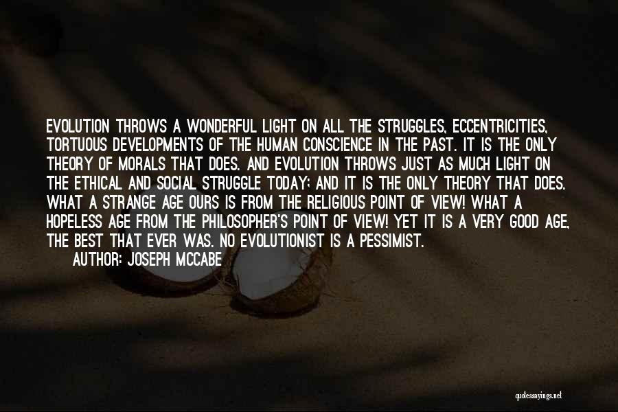 Good Point Of View Quotes By Joseph McCabe