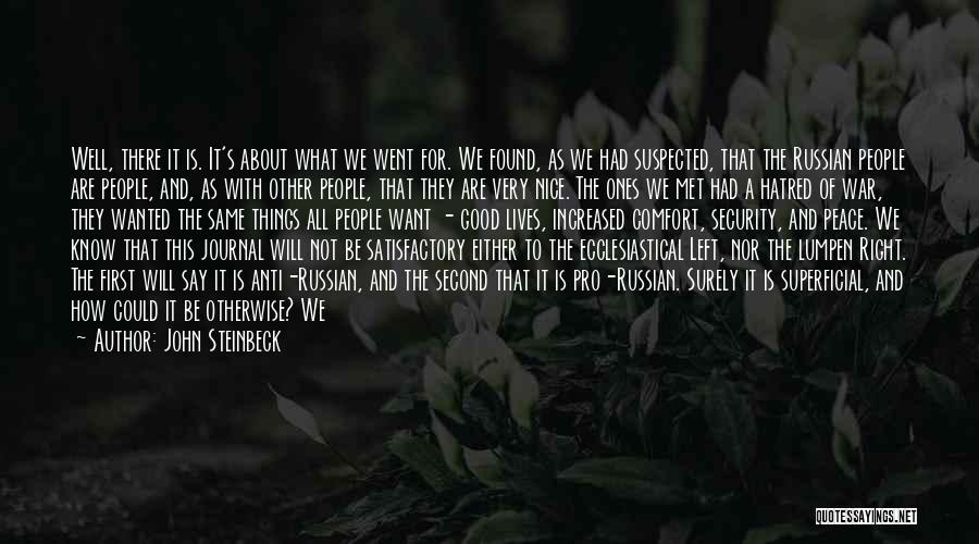 Good Pro War Quotes By John Steinbeck