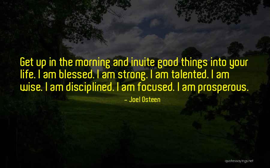 Good Prosperous Life Quotes By Joel Osteen
