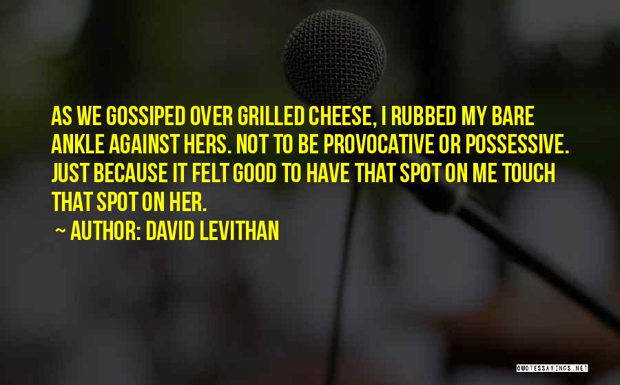 Good Provocative Quotes By David Levithan