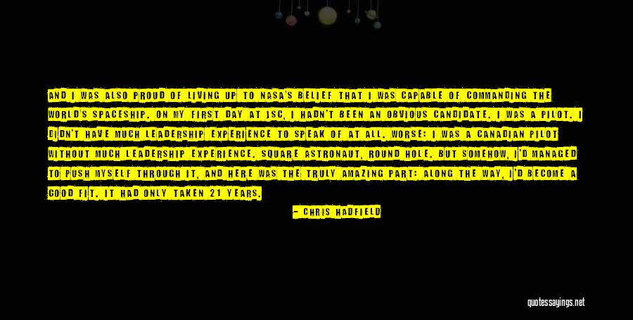 Good Push Up Quotes By Chris Hadfield Good Push Up Quotes By Chris Hadfield