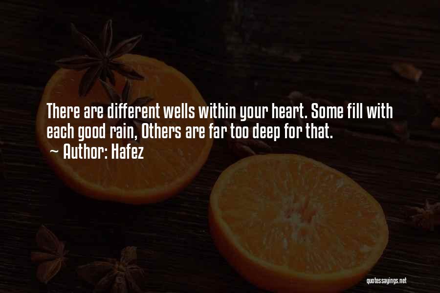 Good Rain Quotes By Hafez