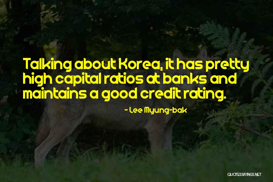 Good Rating Quotes By Lee Myung-bak