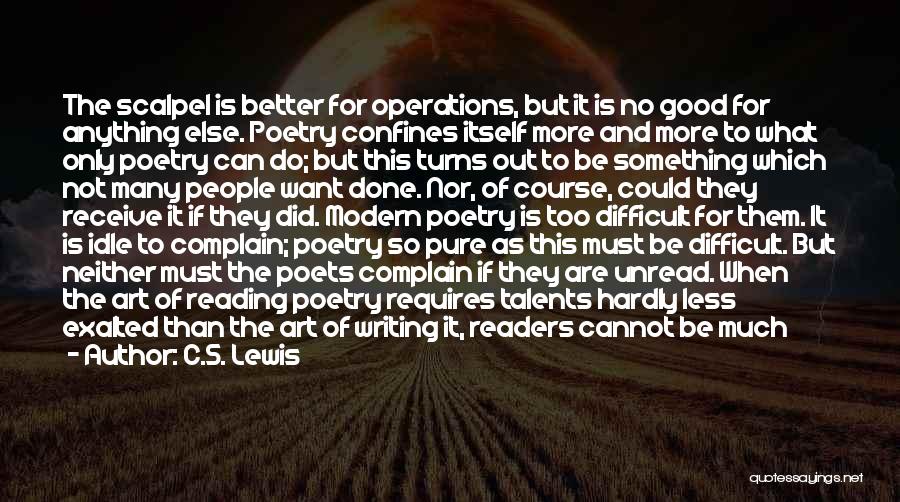 Good Reading And Writing Quotes By C.S. Lewis