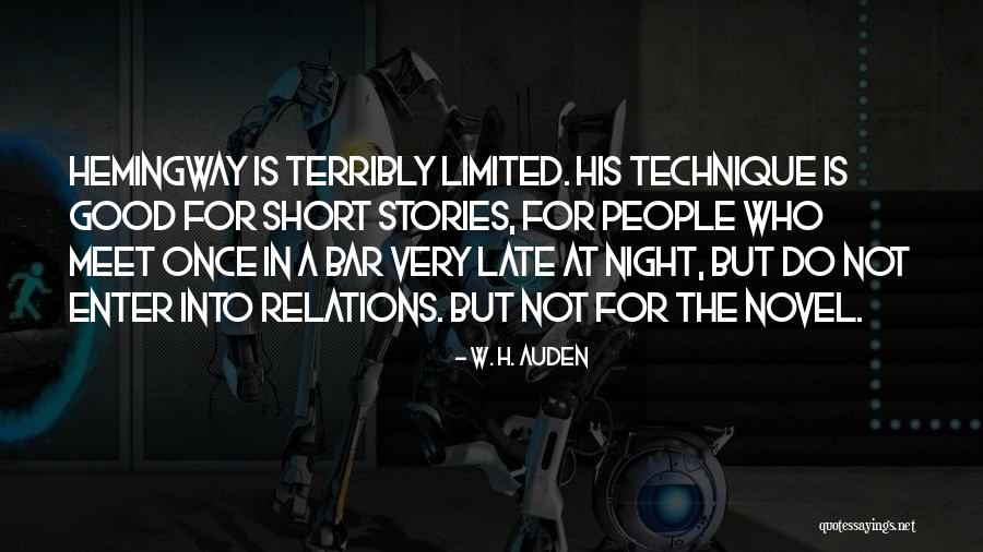 Good Relations Quotes By W. H. Auden Good Relations Quotes By W. H. Auden