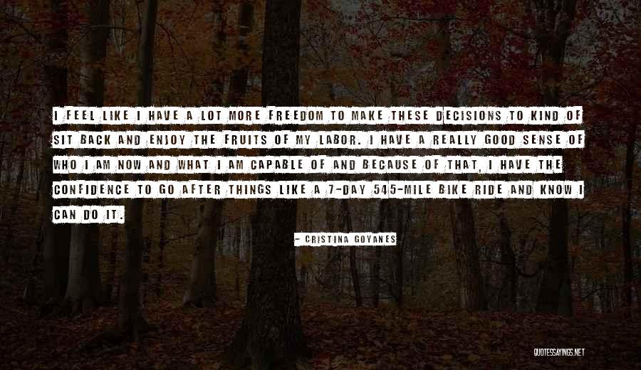 Good Ride Quotes By Cristina Goyanes Good Ride Quotes By Cristina Goyanes