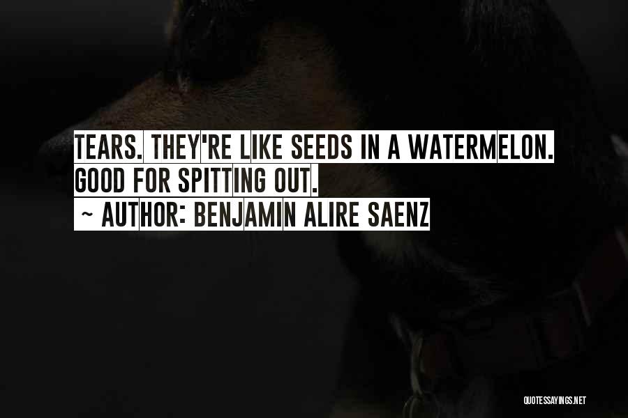 Good Seeds Quotes By Benjamin Alire Saenz