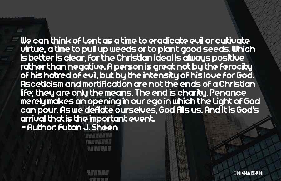 Good Seeds Quotes By Fulton J. Sheen