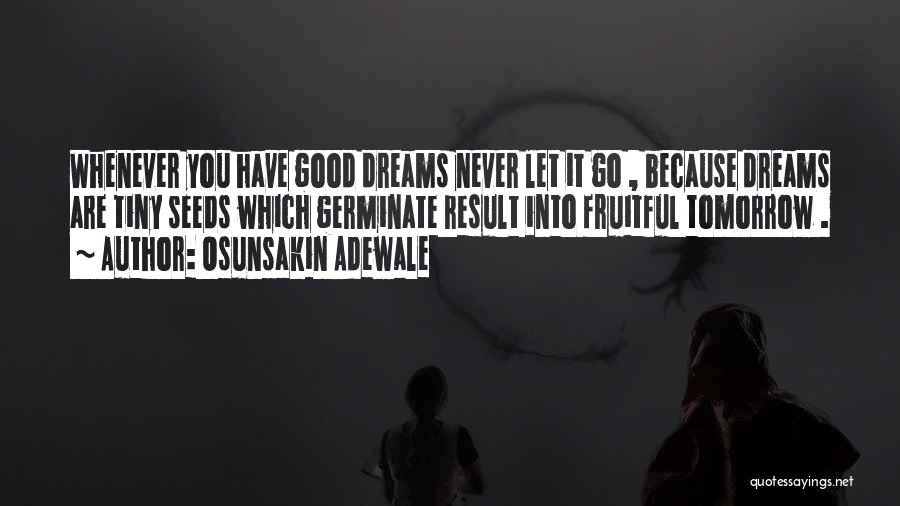 Good Seeds Quotes By Osunsakin Adewale