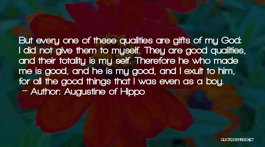 Good Self Made Quotes By Augustine Of Hippo