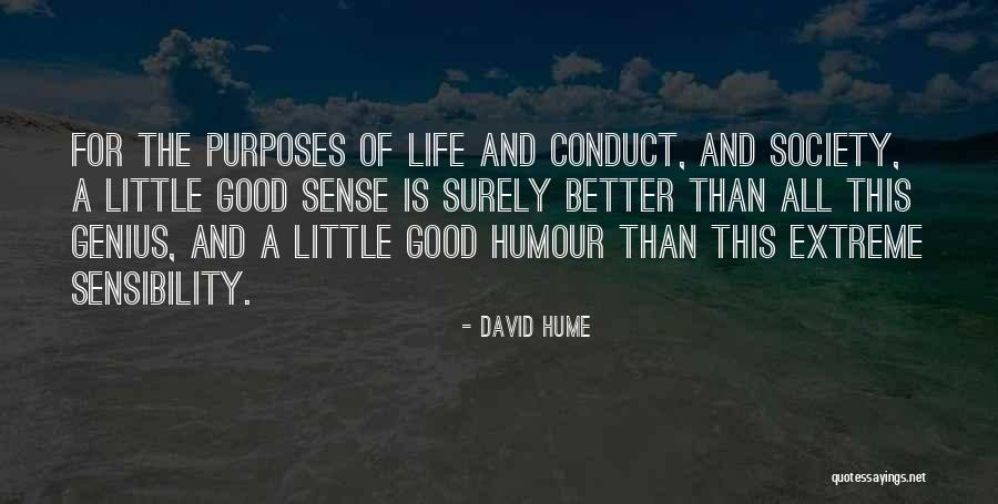 Good Sense And Sensibility Quotes By David Hume Good Sense And Sensibility Quotes By David Hume