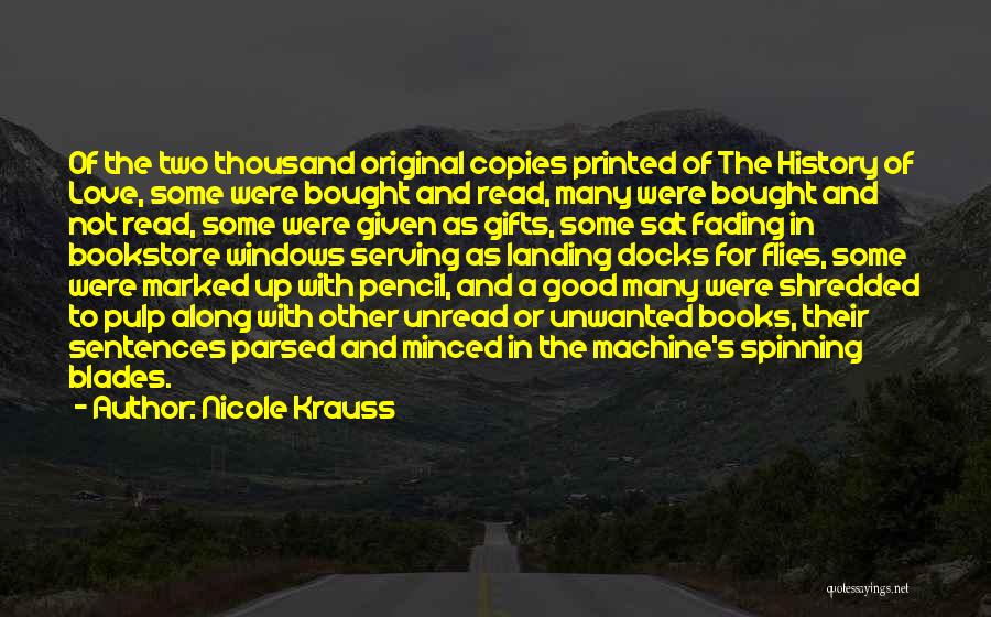 Good Sentences Quotes By Nicole Krauss