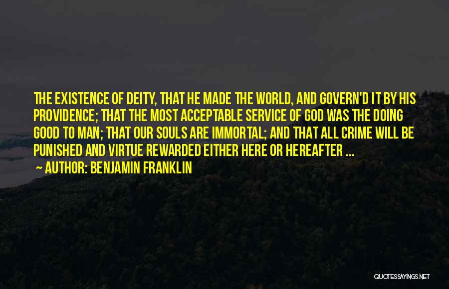 Good Service Quotes By Benjamin Franklin