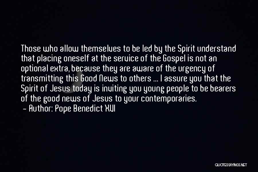 Good Service Quotes By Pope Benedict XVI