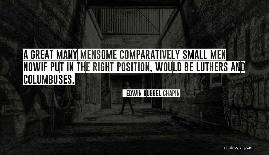 Good Short Fall Quotes By Edwin Hubbel Chapin Good Short Fall Quotes By Edwin Hubbel Chapin