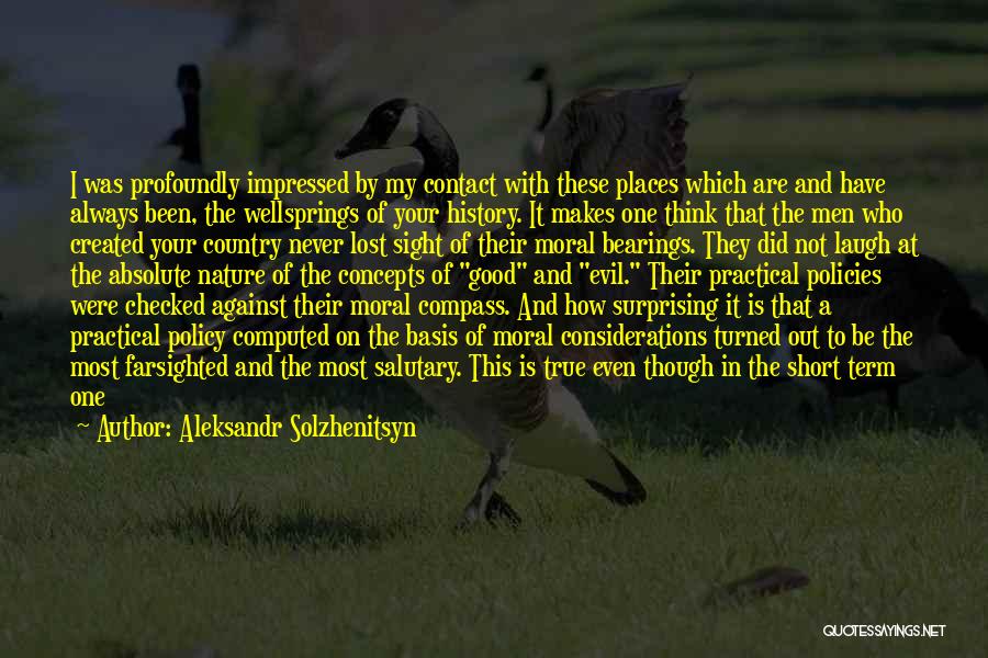 Good Short Nature Quotes By Aleksandr Solzhenitsyn