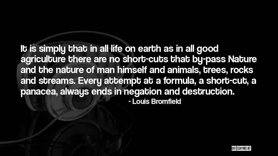 Good Short Nature Quotes By Louis Bromfield