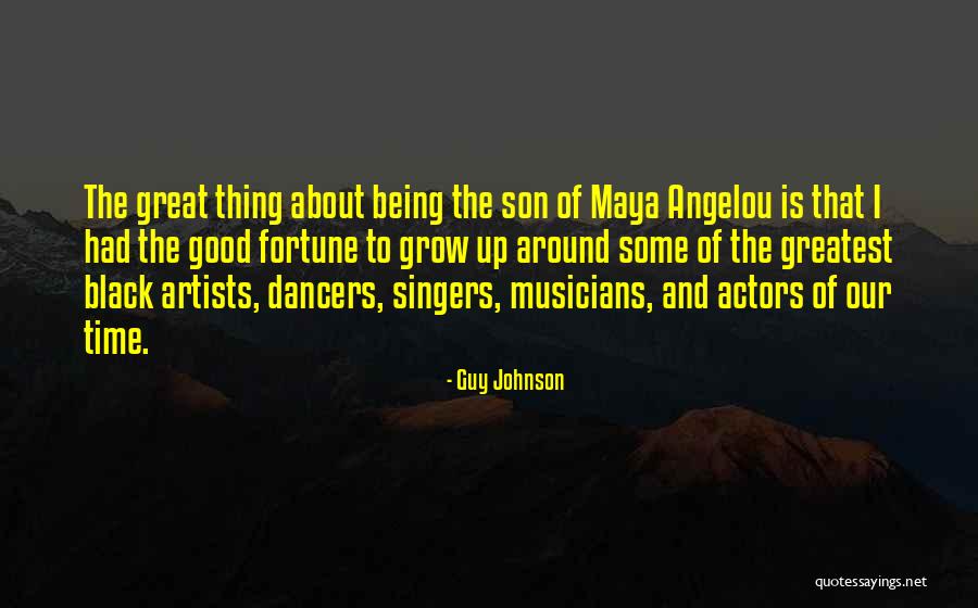 Good Singers Quotes By Guy Johnson