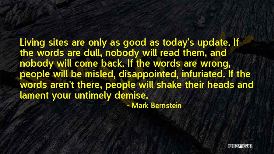 Good Sites For Quotes By Mark Bernstein Good Sites For Quotes By Mark Bernstein