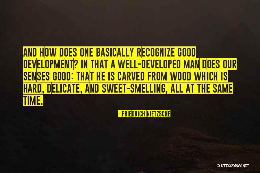 Good Smelling Man Quotes By Friedrich Nietzsche