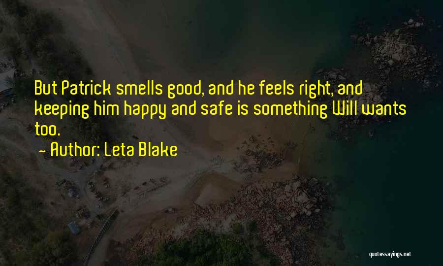 Good Smells Quotes By Leta Blake