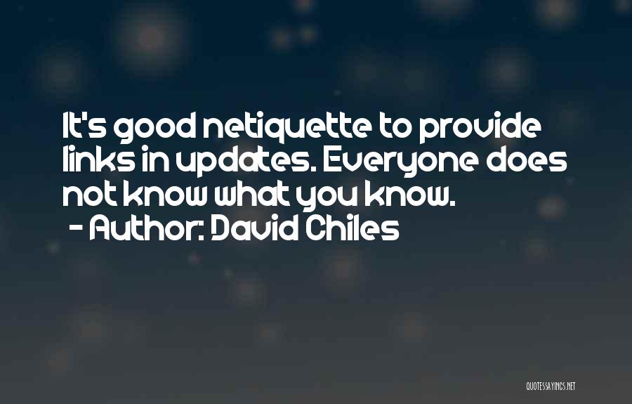 Good Social Media Quotes By David Chiles