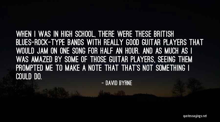 Good Song Quotes By David Byrne