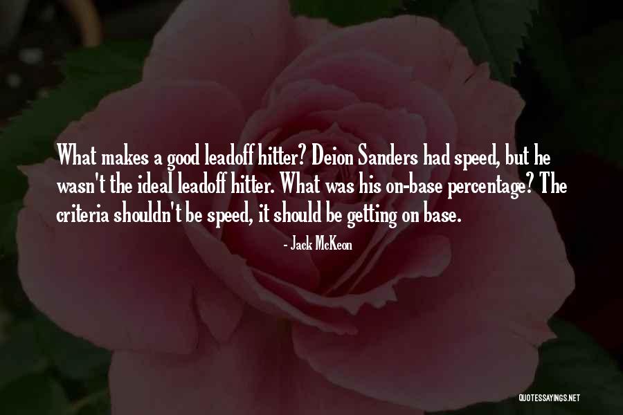 Good Speed Quotes By Jack McKeon Good Speed Quotes By Jack McKeon