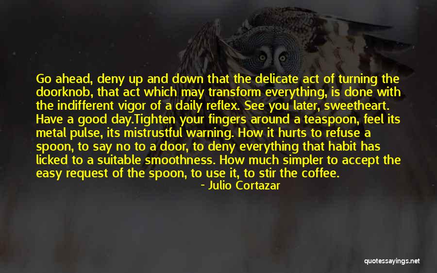Good Spoon Quotes By Julio Cortazar Good Spoon Quotes By Julio Cortazar