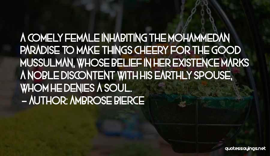 Good Spouse Quotes By Ambrose Bierce