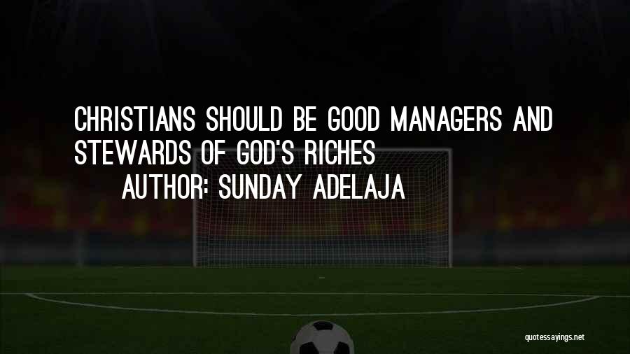 Good Stewards Quotes By Sunday Adelaja