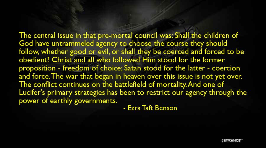 Good Strategies Quotes By Ezra Taft Benson Good Strategies Quotes By Ezra Taft Benson