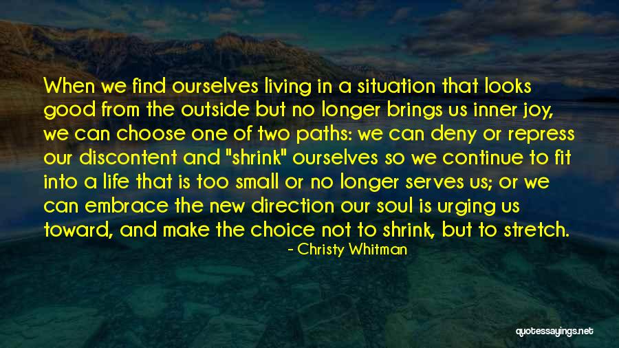 Good Stretch Quotes By Christy Whitman Good Stretch Quotes By Christy Whitman