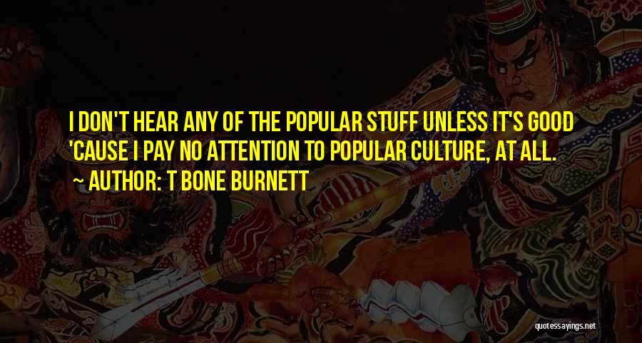 Good Stuff Quotes By T Bone Burnett