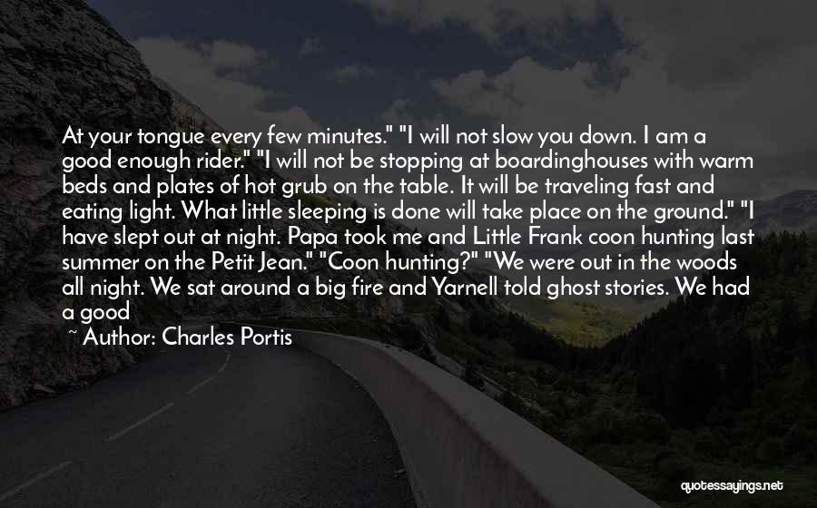 Good Summer Night Quotes By Charles Portis