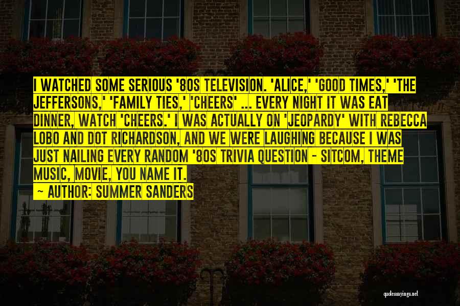 Good Summer Night Quotes By Summer Sanders