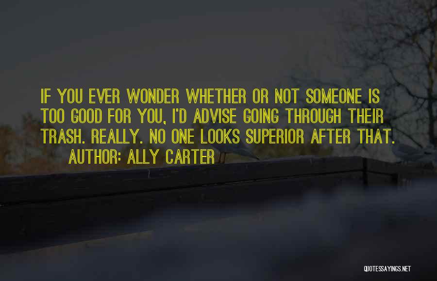 Good Superior Quotes By Ally Carter