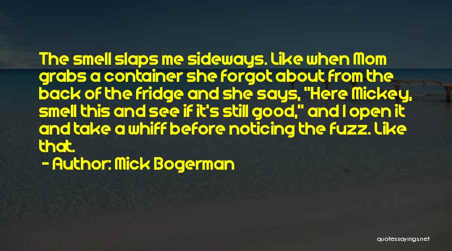 Good Take Me Back Quotes By Mick Bogerman