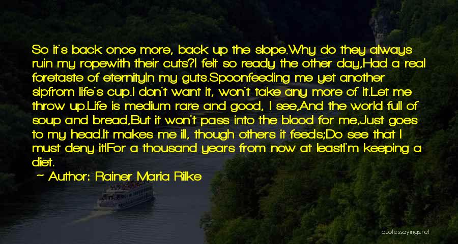 Good Take Me Back Quotes By Rainer Maria Rilke