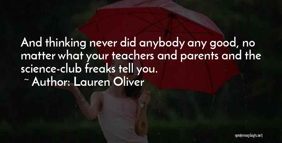 Good Teachers Quotes By Lauren Oliver