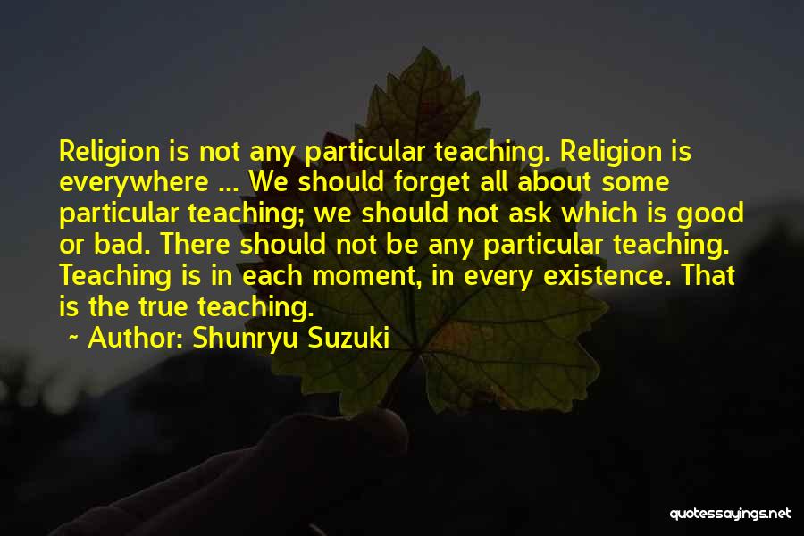 Good Teaching Quotes By Shunryu Suzuki