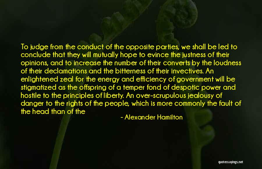Good Temper Quotes By Alexander Hamilton Good Temper Quotes By Alexander Hamilton