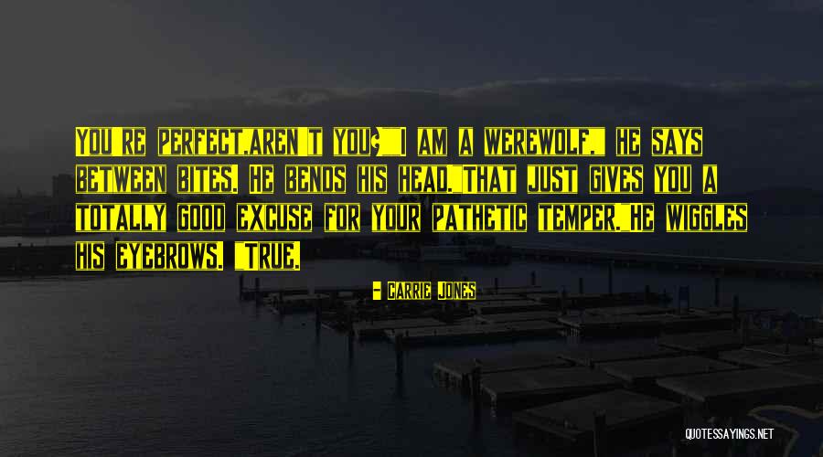 Good Temper Quotes By Carrie Jones Good Temper Quotes By Carrie Jones