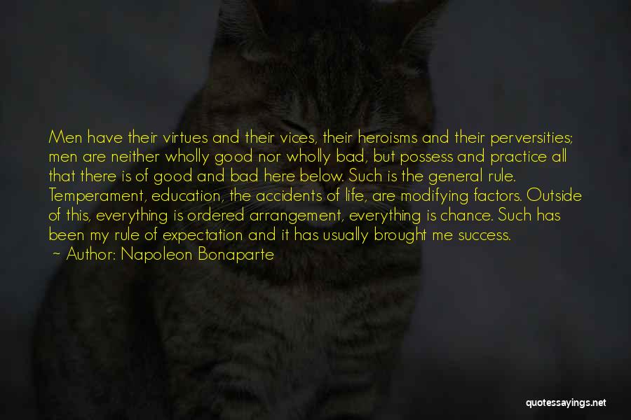 Good Temperament Quotes By Napoleon Bonaparte