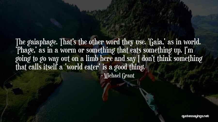 Good Thing Going Quotes By Michael Grant