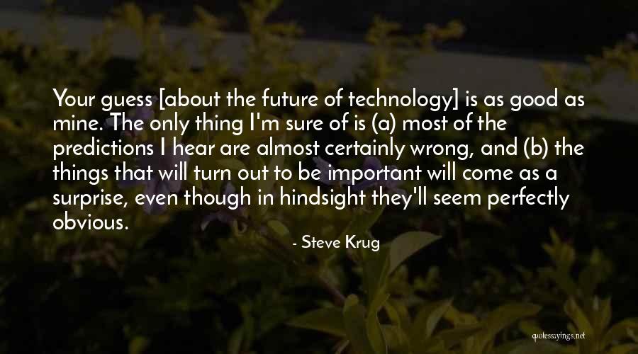 Good Things Come Quotes By Steve Krug