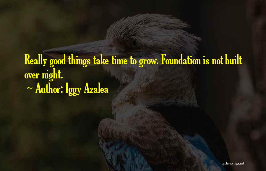 Good Things Take Time Quotes By Iggy Azalea