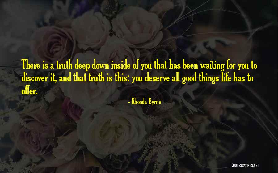 Good Things Waiting Quotes By Rhonda Byrne